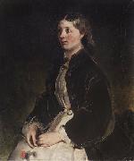 Louis Ferdinand von Rayski Portrait of Christine Freifrau von Schonberg Spain oil painting artist